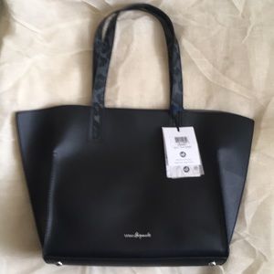 Urban Originals Black Vegan Leather Tote